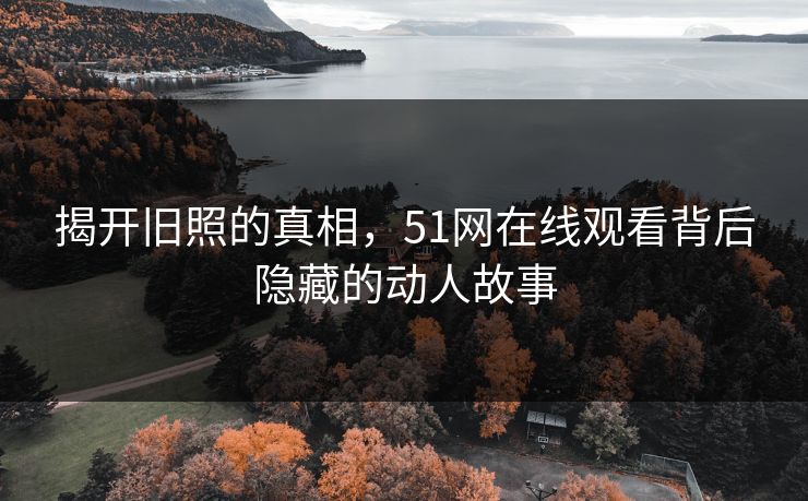 揭开旧照的真相,51网在线观看背后隐藏的动人故事